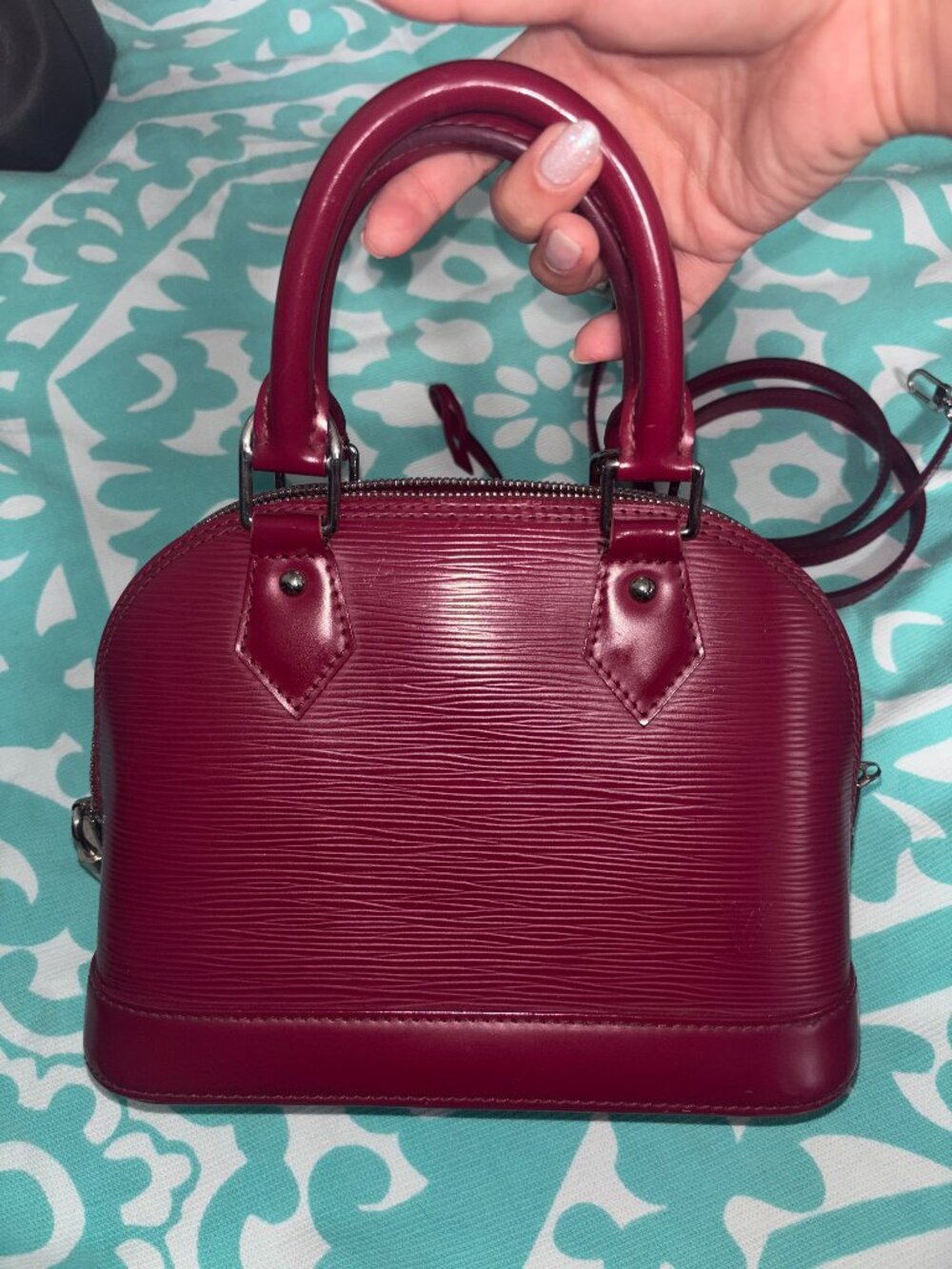 Louis Vuitton BB Alma in Fuchsia